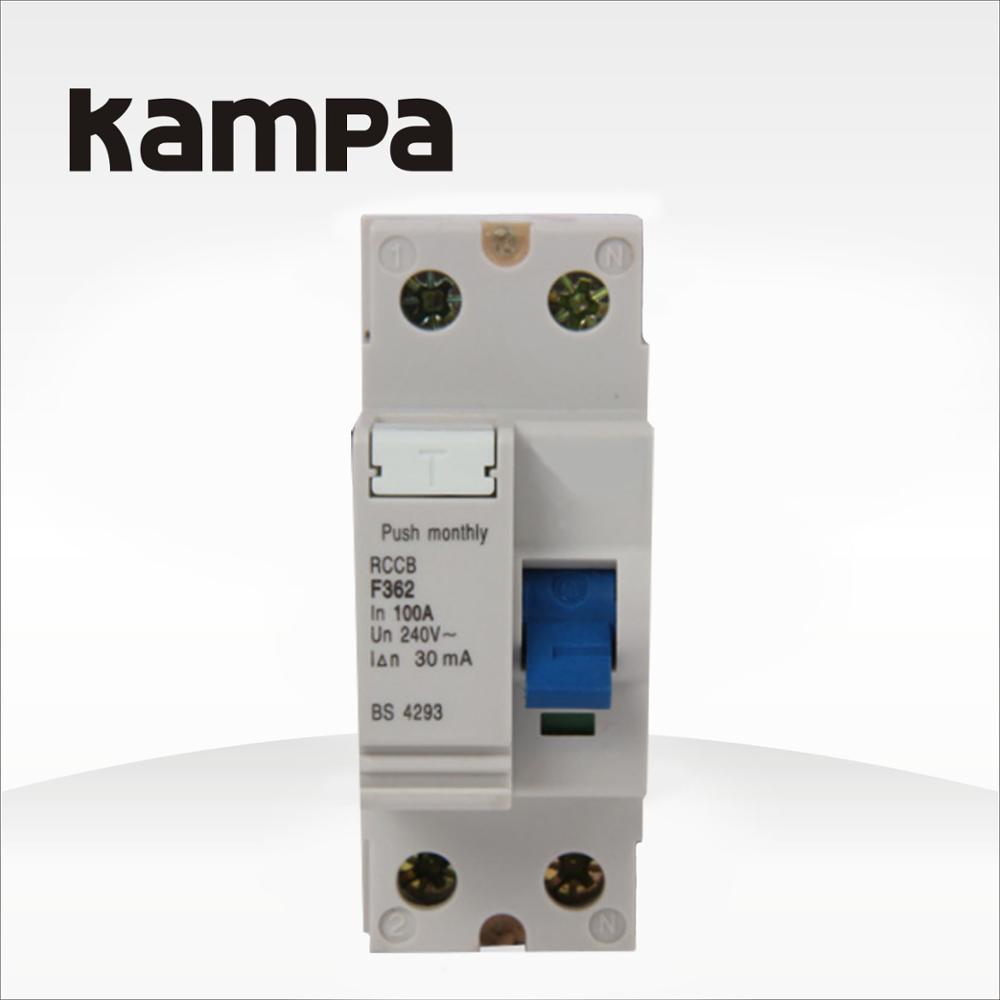 Residual Current Protection Air Circuit Breaker F360 2P/RCCB F362