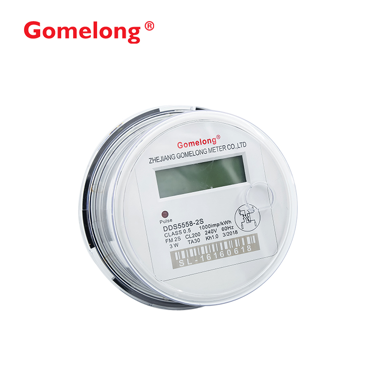 DDS55558 CL200 Single Phase Two Wire 1s/2s Energy Meter