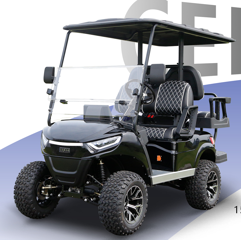 Equipped with Electromagnetic Parking System Private Mold Electric Lifted Golf Cart 4 Passenger Chinese Hunting Golf Carts