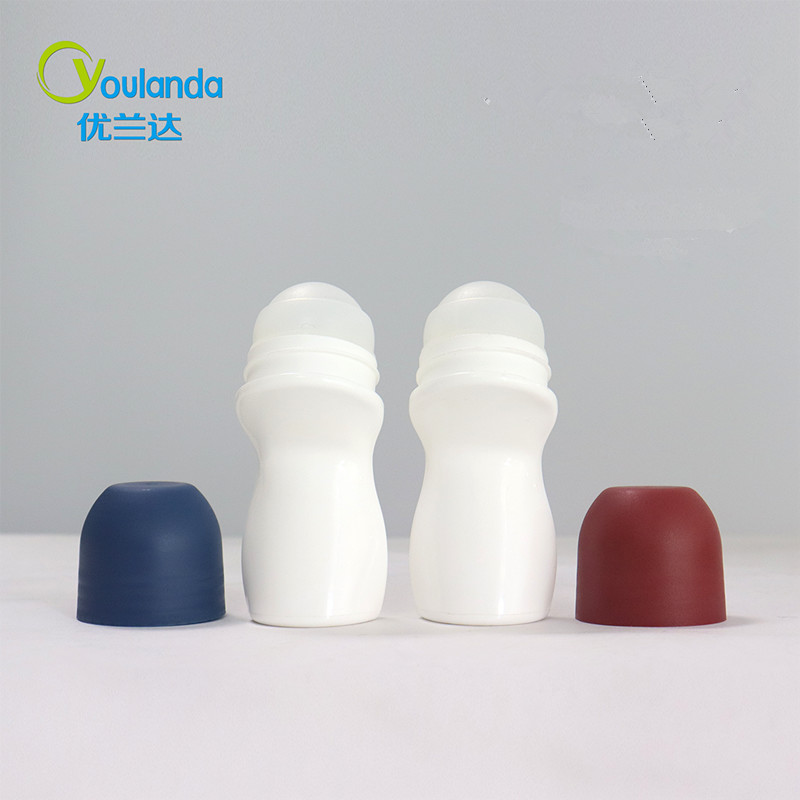 Cosmetics Empty 50ml Frosted Roll On Bottle PP PE Roll On Bottles Empty
