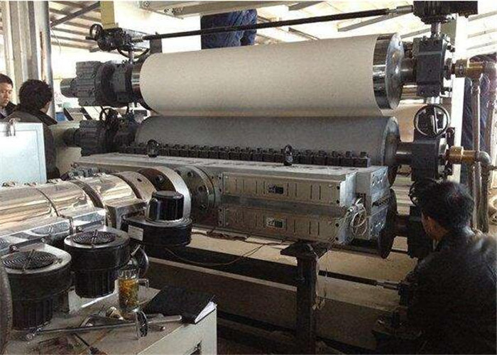 Single Screw Automatic Box Making Machine / PP Hollow Sheet Extrusion Line
