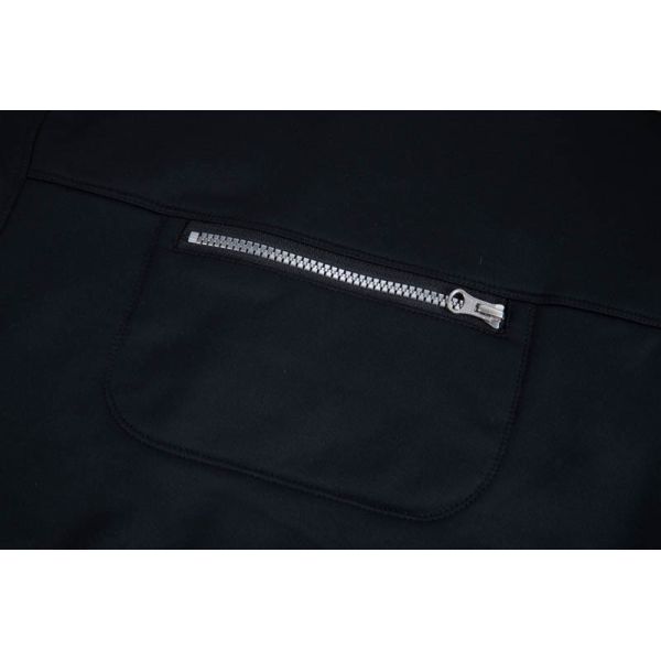 Fleece Lining Zip Up Hoodies Hooded Shell Jacket Zip Pockets