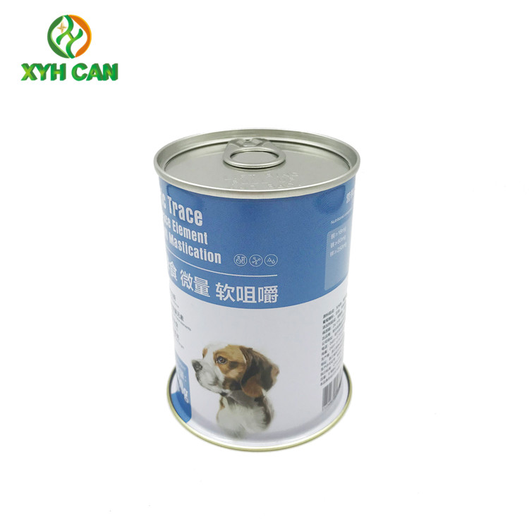 Safety Round Metal Food Tin Can 150g Capacity For Dog Food Cat Food