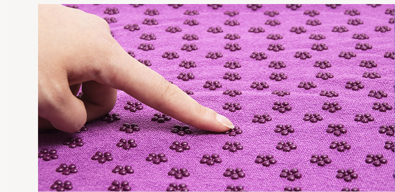Eco Friendly 183x6cm Fitness TPE PVC Yoga Mat With Cover Towel For Home Pilates Fitness