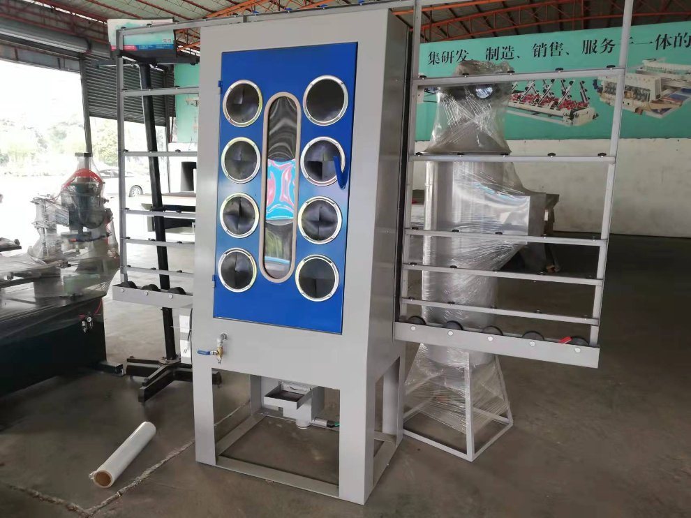 Small Size Cheap Price Manual Glass Sandblasting Machine with Manual Gun for Sale