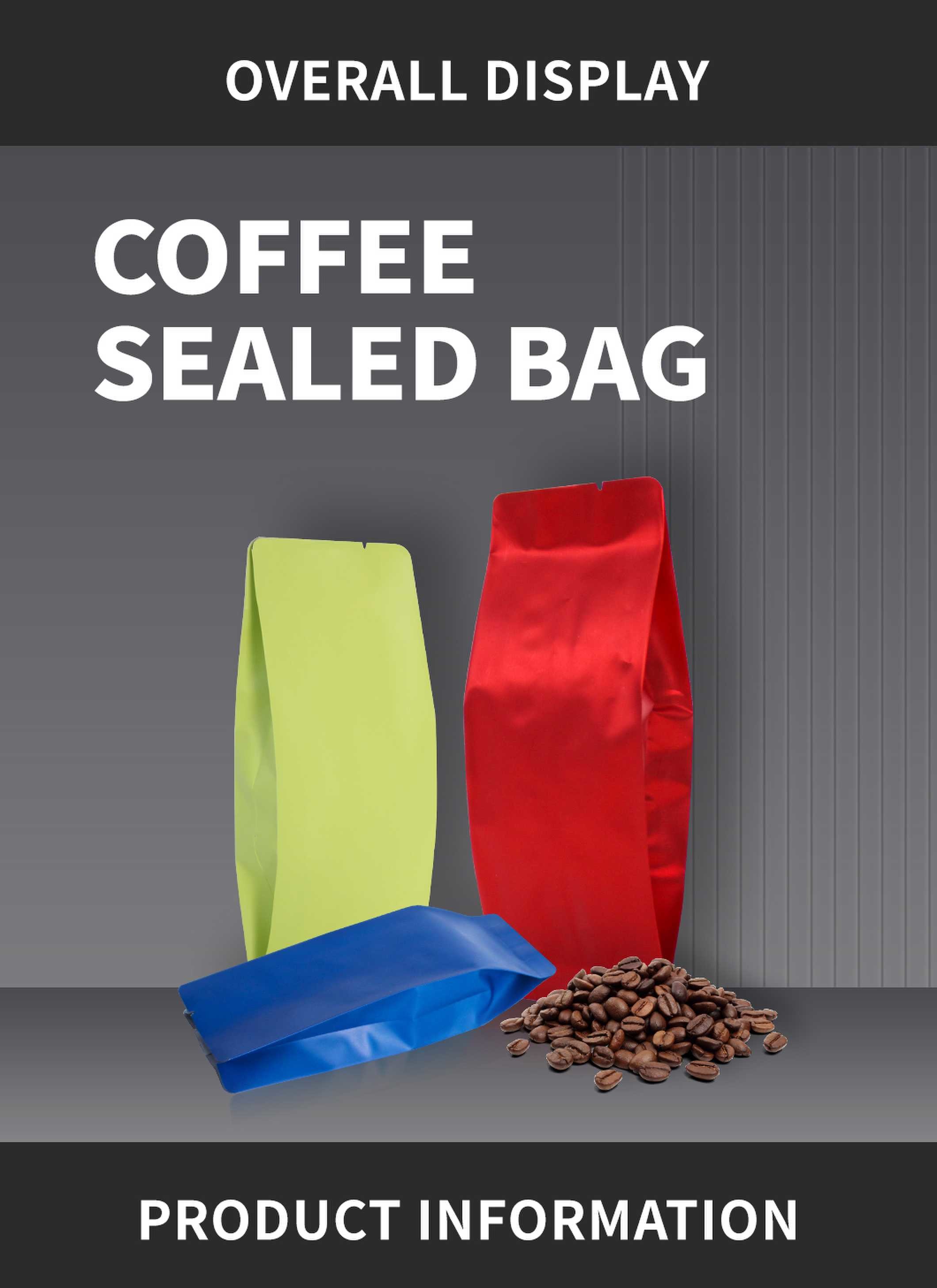Aluminum Foil 200 Microns Drip Coffee Sachets Gravure Printing