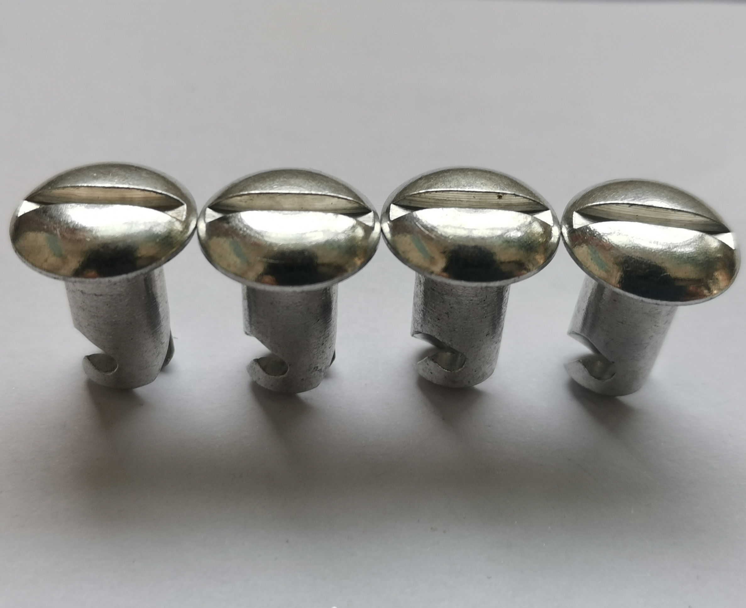 Improve Your Sprint Car's Look and Function with Universal 7/16" *.500 Dzus Button Silver Aluminum Fasteners