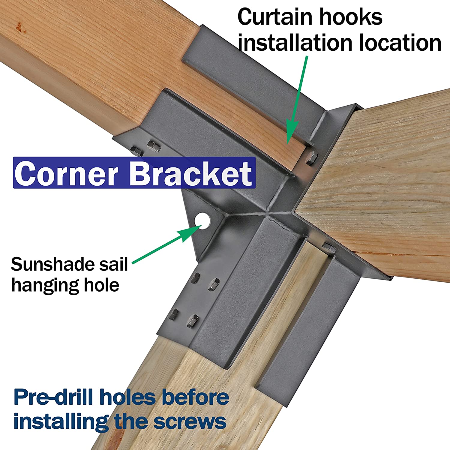 4x4 Post Base Wood Fence Post Base Bracket for Added Stability and Support B2B Offered