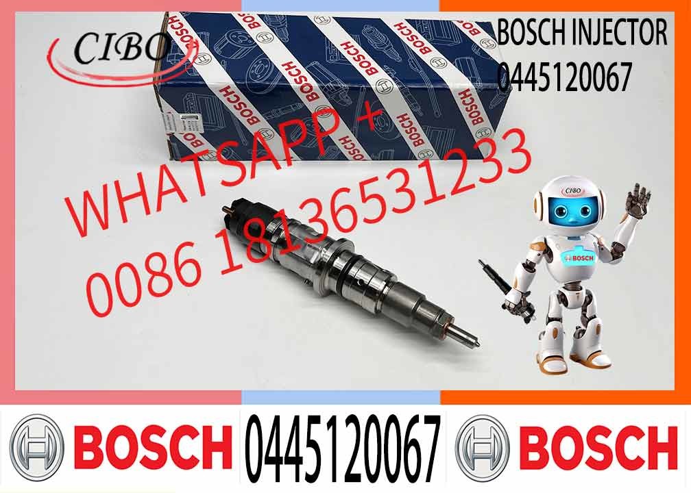 Hot Sale Manufacture Engine Diesel Fuel Injector 0445120067 For Deutz D6E EC210 EC200 Excavator Engine