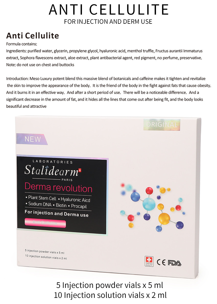 Stalidearm Anti Cellulite Youth Serum Injection Transparent For Slimming