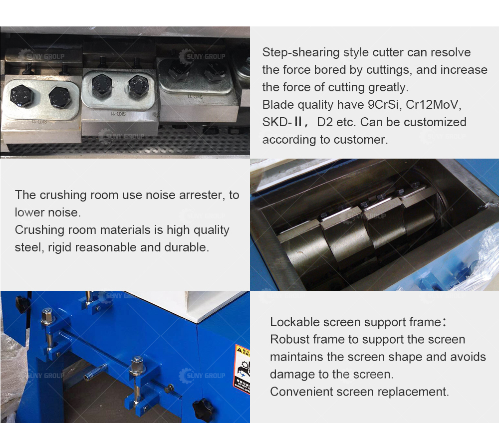 Rotating Diameter dia700 Organic Food Crushing Machine with Video Outgoing-Inspection