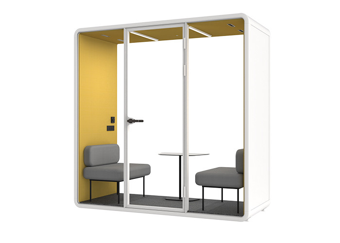 Silent Pods With Advance Ventilation System Modern Soundproof Cabin Can Be Moved To Different Locations