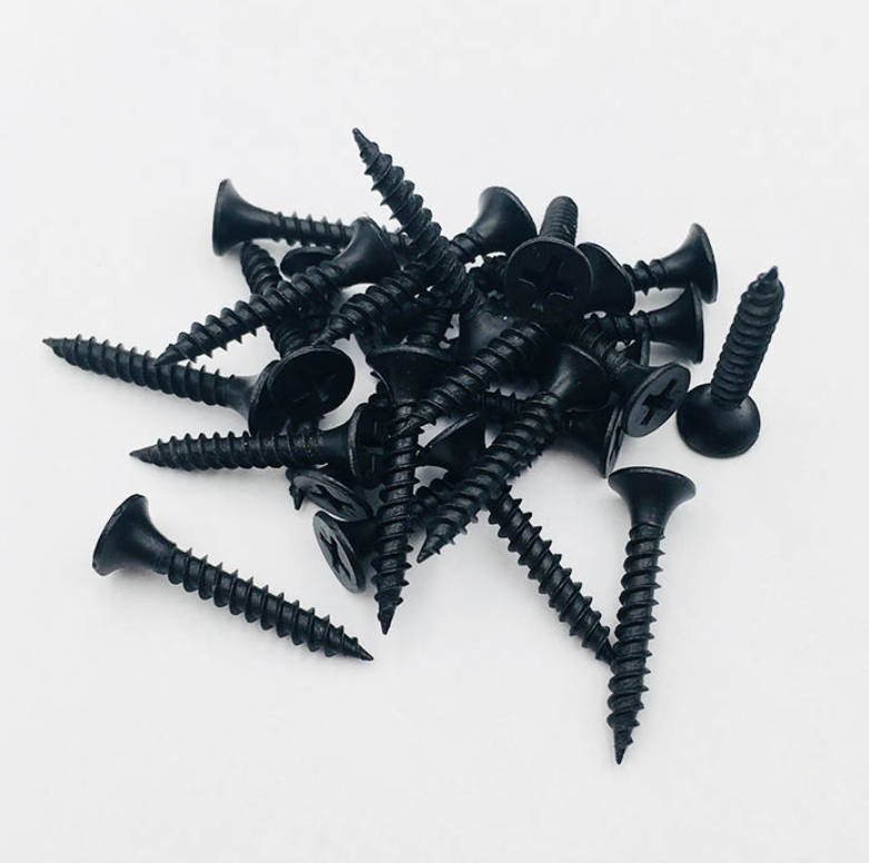 Self Tapping Screw Black Phosphate Fine Thread Drywall Screw Black Drywall Screw