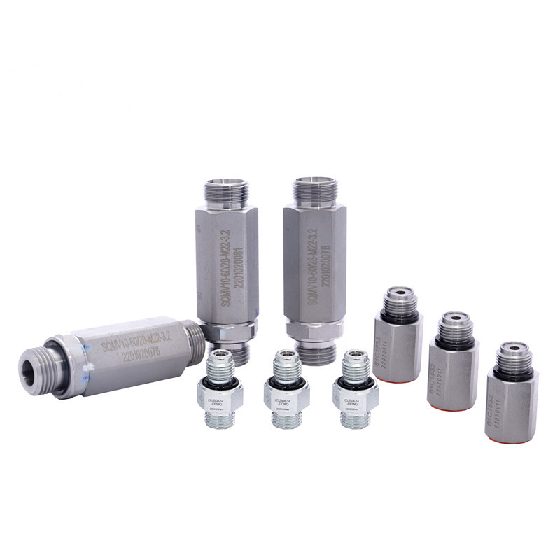 ODM/OEM Brand Solenoid Hydraulic Throttle Valve Steel / Iron One Way Flow Valve