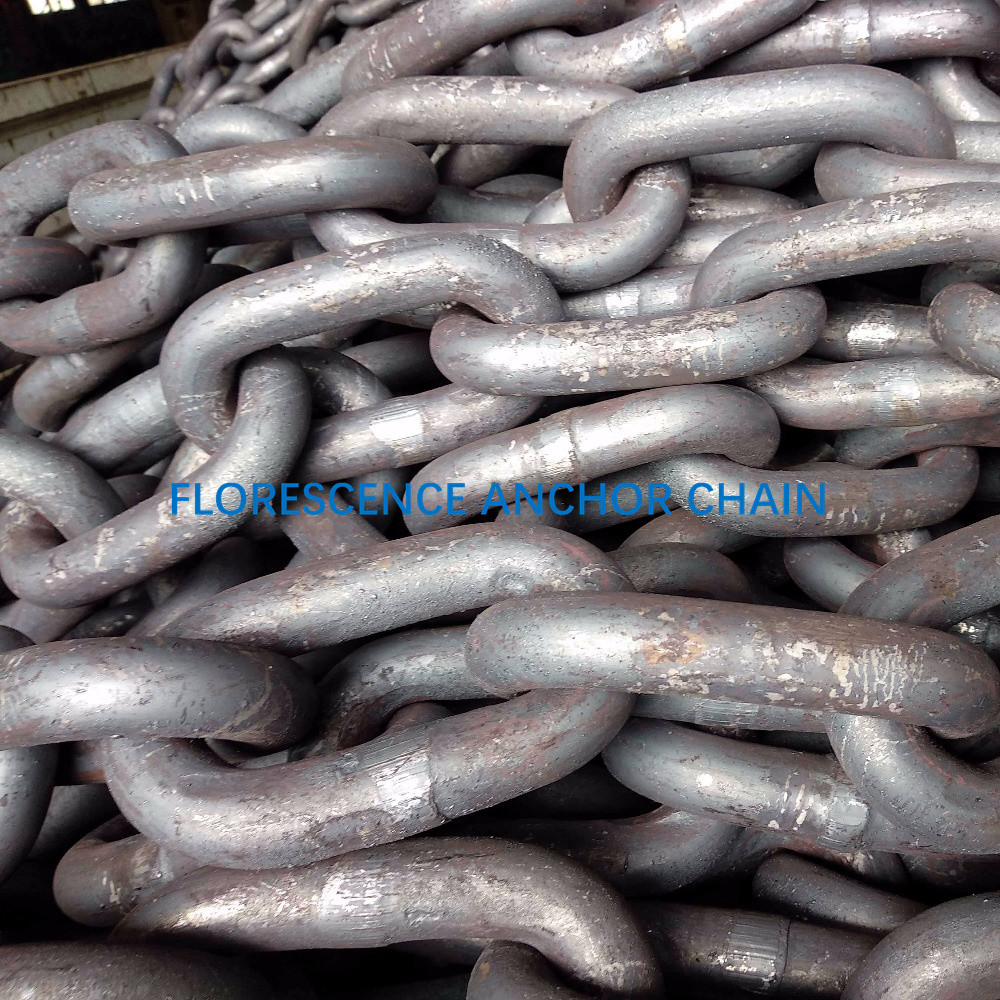 Offshore Oil Platform Mooring Anchor Chain Welded Electric Galvanized
