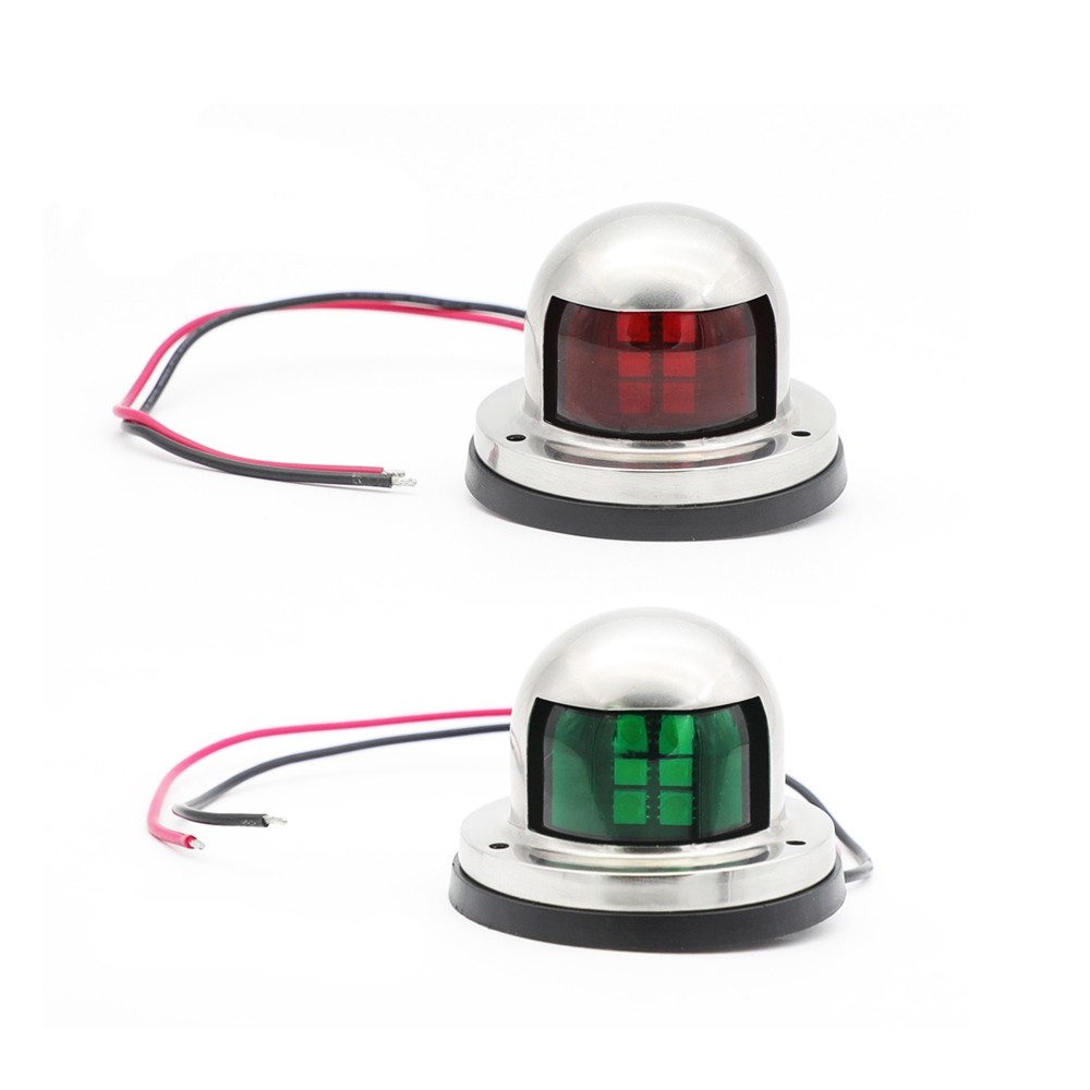 12V DC Marine Signal Light , 1.6W Stainless led boat nav lights