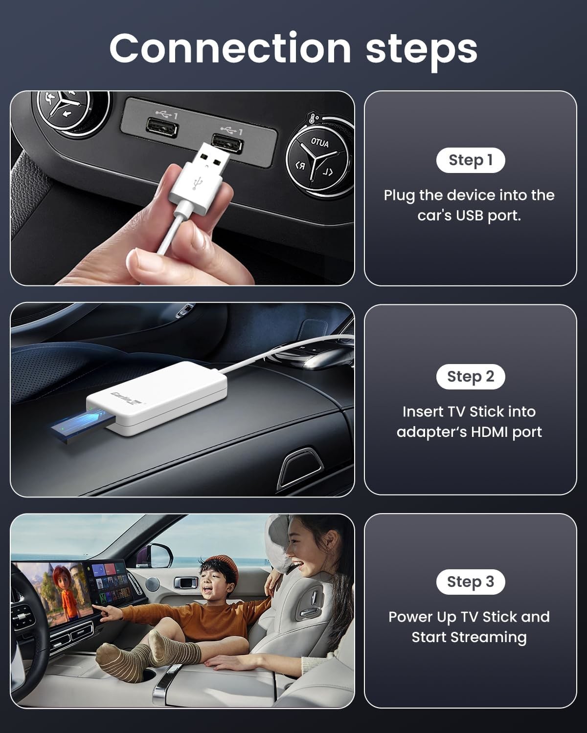 Multimedia Connectivity Wired Carplay Hdmi Video Input Conversion Box 1080P Car TV Mate Adapter HD2CP