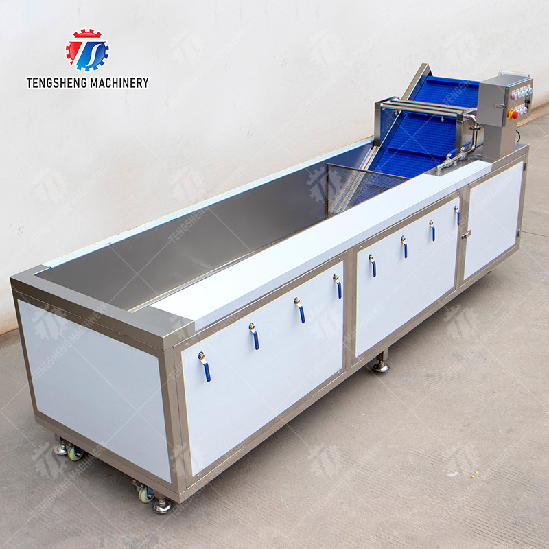 Ozone Disinfection Bubble Fruit And Vegetable Washing Machine 3.5KW 50HZ 380V