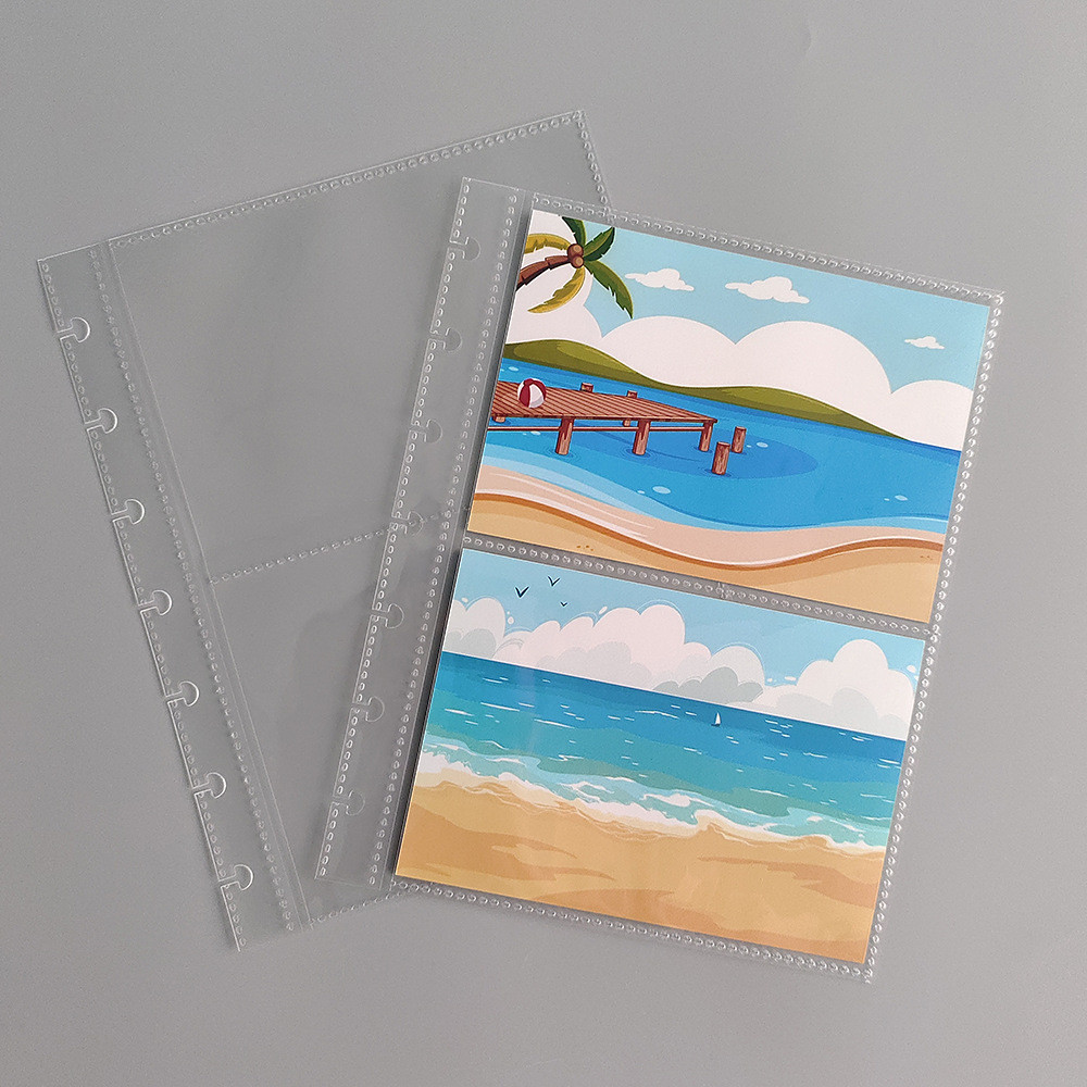 ODM PP Photo Collection Album Multifunction Mushroom Hole Loose Leaf