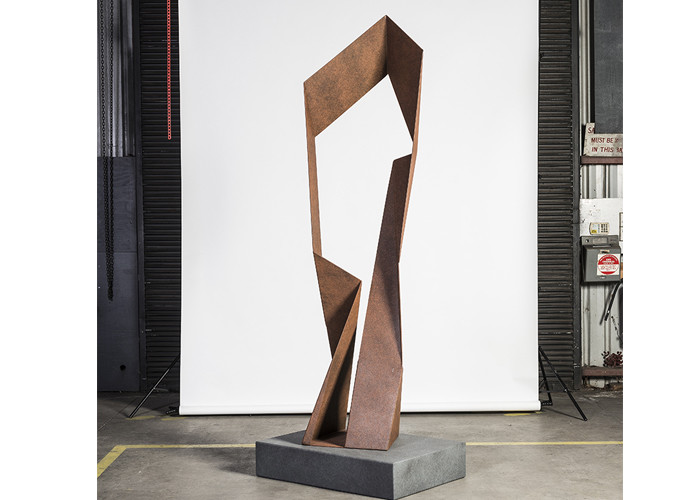 Customized Metal Art Garden Decorative Corten Steel Stack Sculpture