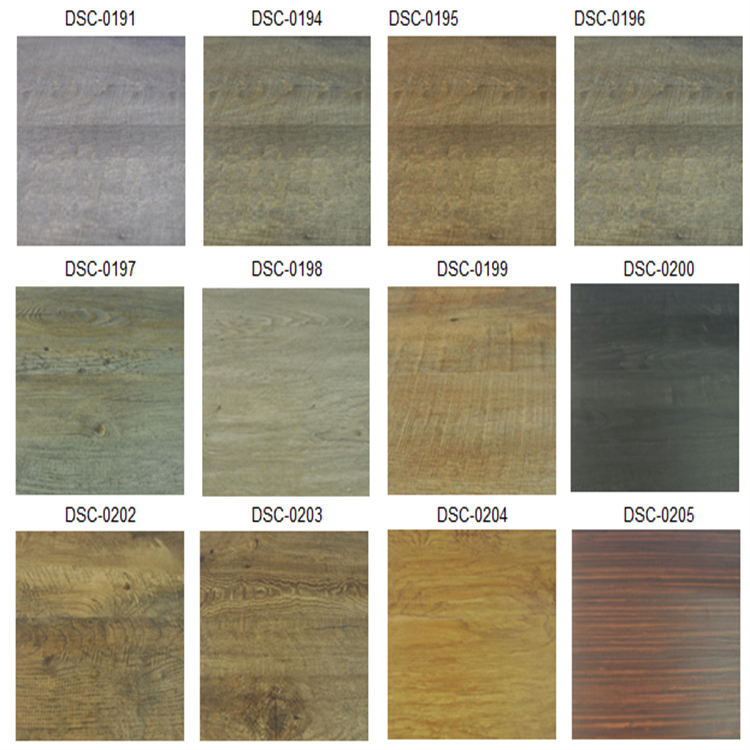 Indoor Healthy Laminate Flooring Plastic Flaw Pattern Long Lasting Feature