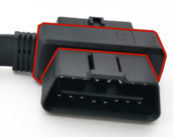 OBD2 OBDII 16 Pin Male and Female Pass-through to OBD2 Female Extension Cable