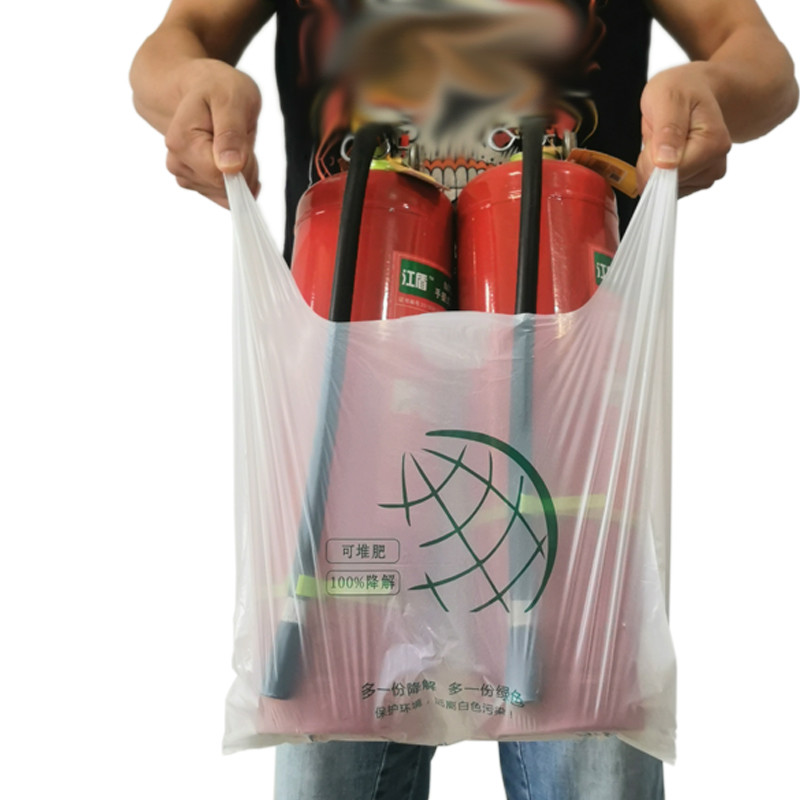 EN13432 20mic Eco Friendly Trash Bags 100% Biodegradable Plastic Bags