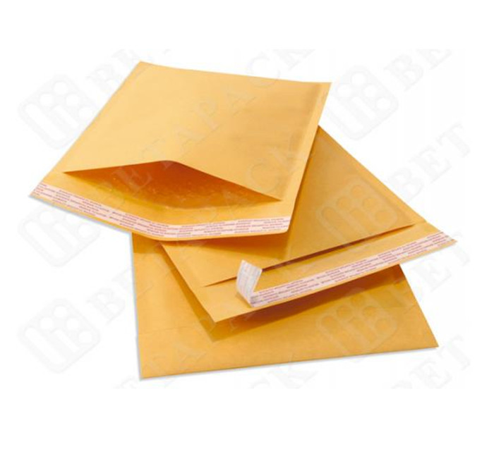 Heat Resistant Kraft Bubble Mailers , Bubble Padded Envelope For Shipping