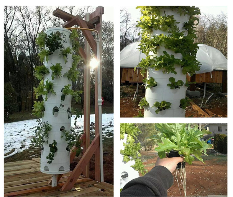 Home Garden vertical Grow Kit tower garden aeroponics system DIY Aeroponic Hydroponics Growing Systems