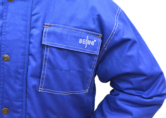Customized Coverall Work Clothes , Polyester Mens Colored Overalls