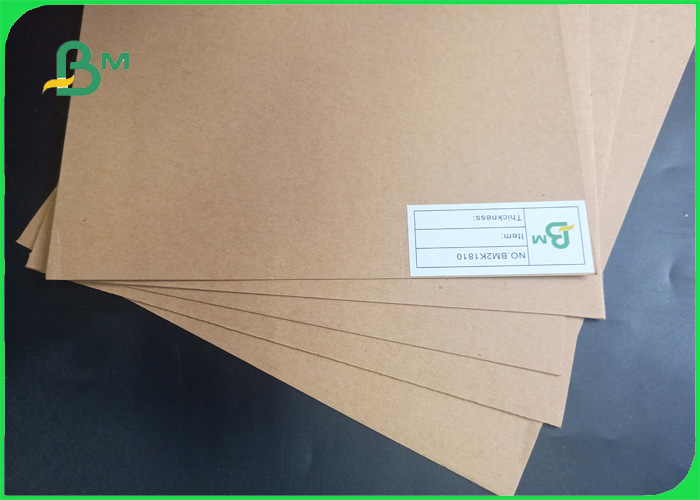 Standard size 70*100cm FSC approved natural brown craft liner board paper for bags