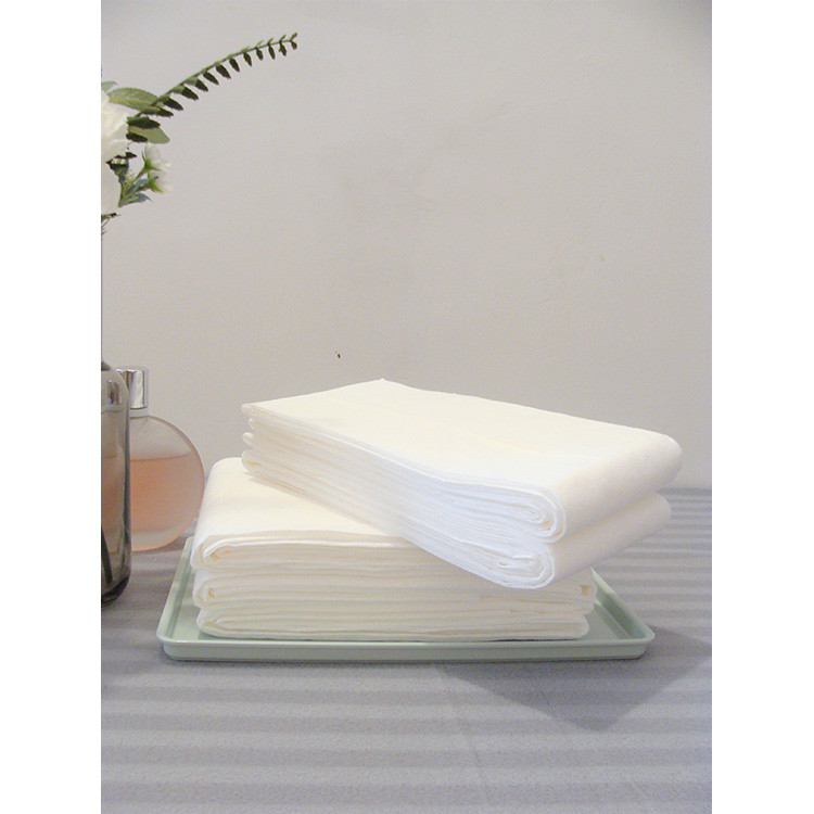 Rectangular Disposable Bath Towel Disposable Hand Towels For Bathroom Durable Material