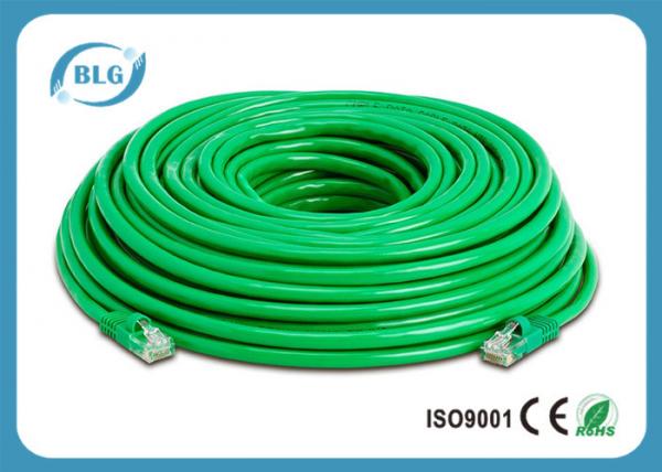 Quality Stranded BC CCA Cat6 Ethernet Patch Cable 26AWG 24AWG With 8P8C RJ45 Connector for sale