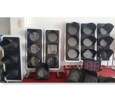 Road Safety Traffic Light 400mm Traffic Signal Light Circle Or Square