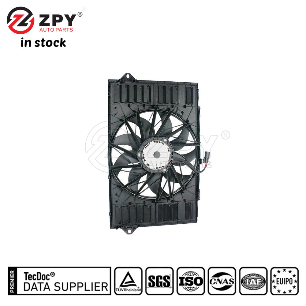 97010606106 Upgraded Car Electric Cooling Fan With Wind Collector For Porsche Panamera 970 Audi A8 D4