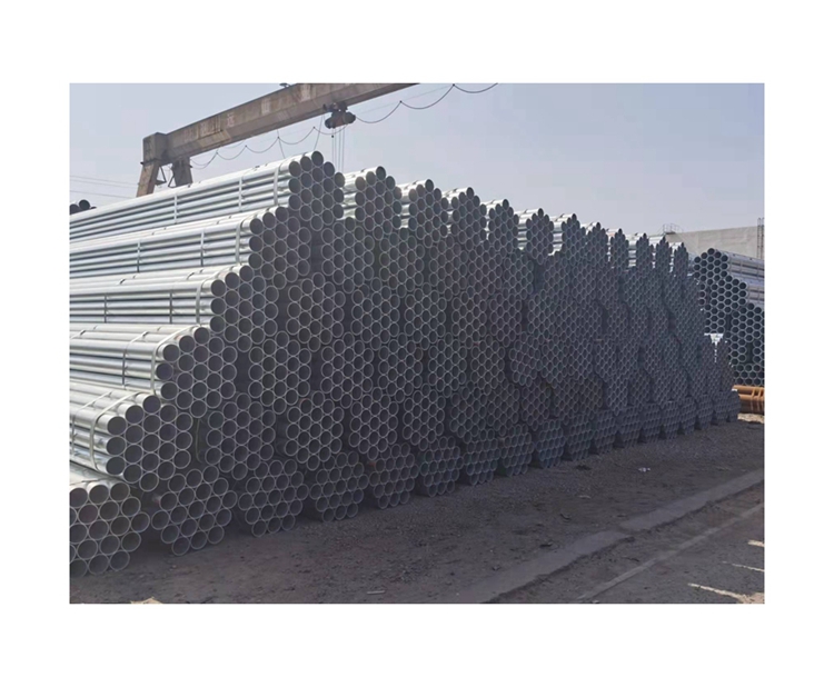 Q235B Polished GI Pipe Carbon Steel Round Hollow Tube Galvanized Iron