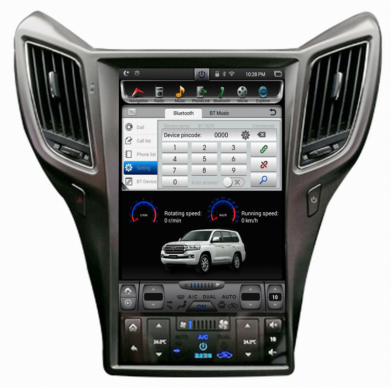 Ouchuangbo 10.4 inch android 6.0 system for ChangAn CS75 with AUX 3g wifi BT steering wheel control