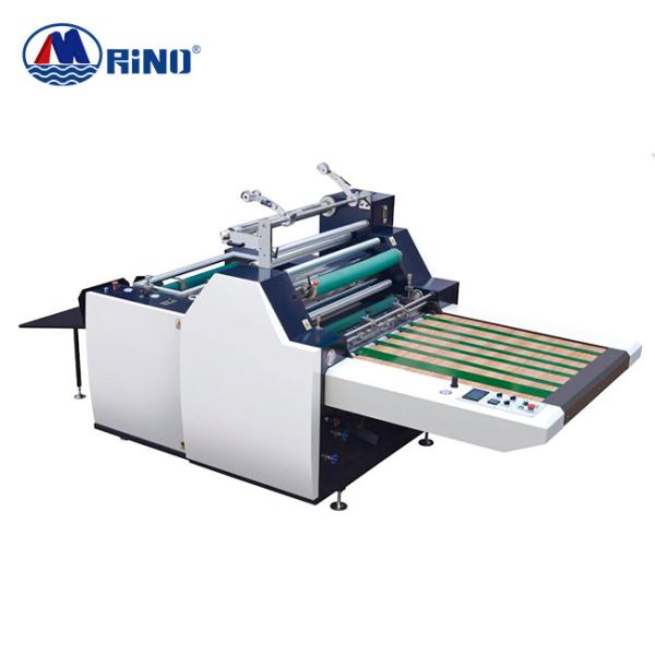 1100mm Paper Film Laminating Machine , 25.5kw Semi Automatic Thermal Lamination