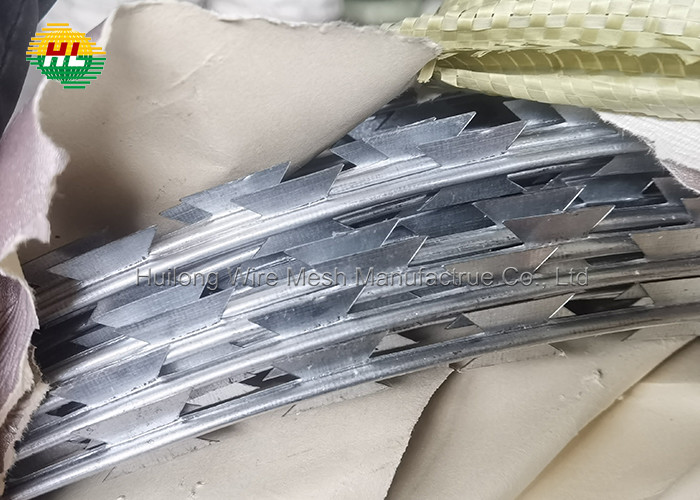 10m Concertina Razor Wire Fence Hot Dipped Galvanzied Pvc Coating