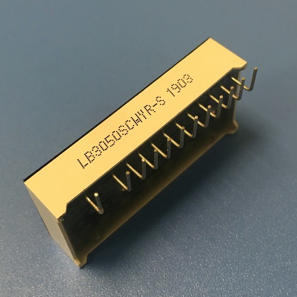 Multicolour Triple Digit 7 Segment LED Display For Refrigerator with 90 degree pin bending