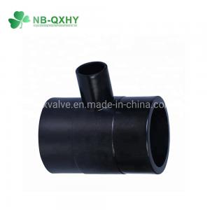 Buy cheap Injection Finish Forged HDPE Pipe and Fittings Butt Fusion Reducing Tee Black SDR11 Pn16 product