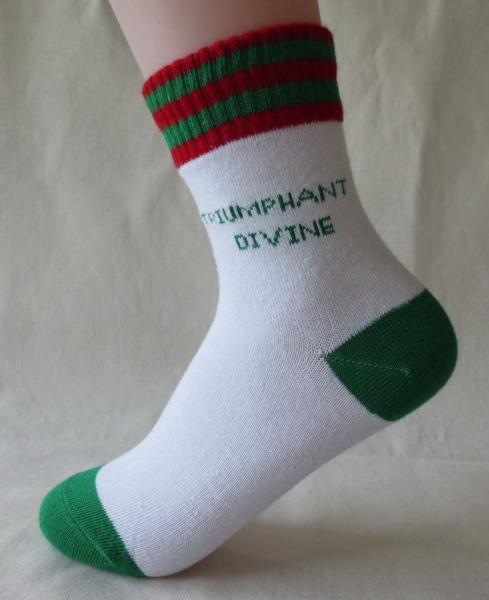 Fashion high quality custom design crew cotton OEM dress sports socks for school