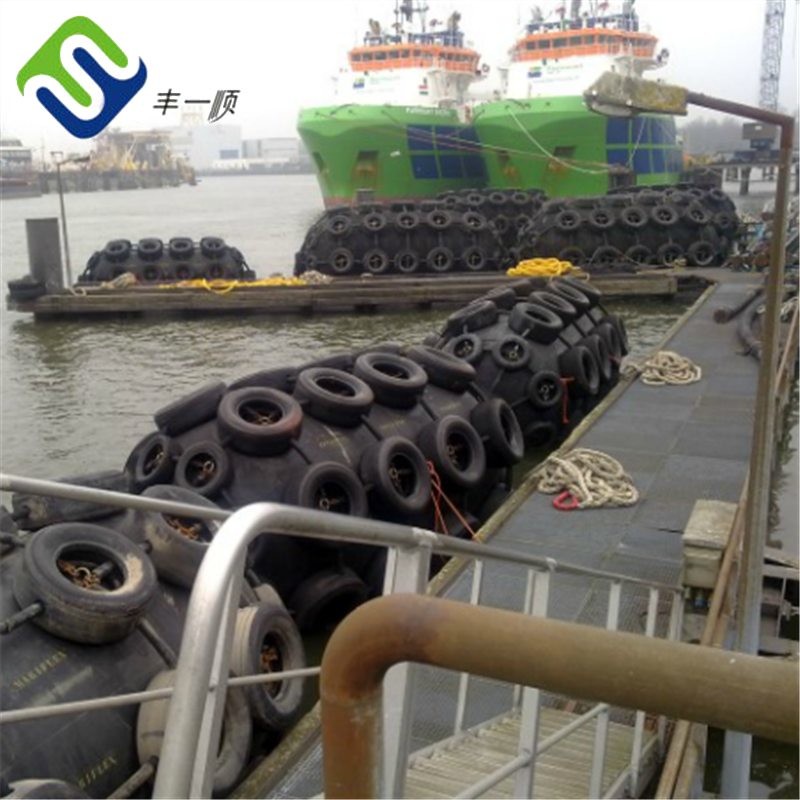Used For Cargo Ship With Air Filled Rubber Ship Fender / Marine Rubber Fender