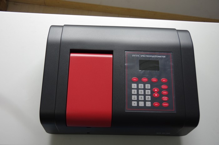6 Inch LCD Display Dual Beam Spectrophotometer , Benzene Spectrophotometer Amaranth