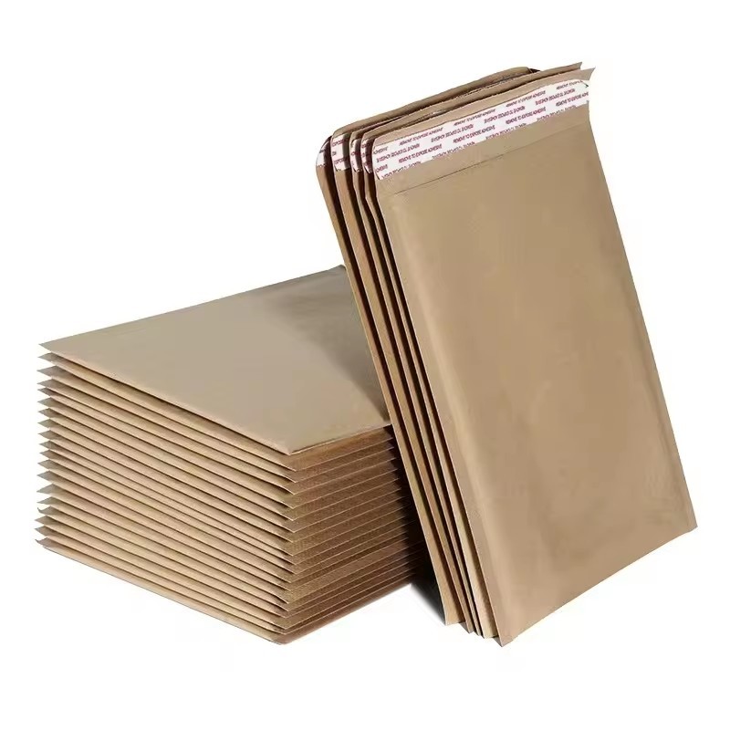 155gsm Brown Kraft Bubble Bags 12x16 Bubble Mailer Protective Packaging