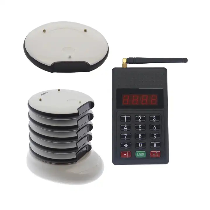 500m Transmitted Distance Vibrating Coaster Pager Guest Buzzer for Restaurant Management