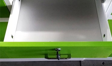 Flat Pack RAL Color H1920mm Steel Kitchen Cabinet