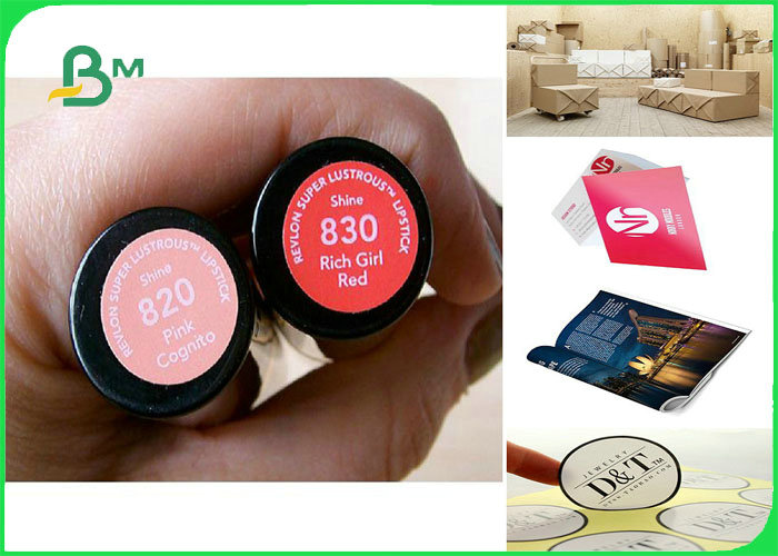 Super Glossy 80gsm 100gsm 135gsm C2S White Couche Paper For Label Printing 