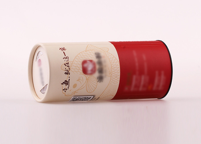 OEM / ODM Paper Cans Packaging Round Cylinder Boxes For Tissue Packaging
