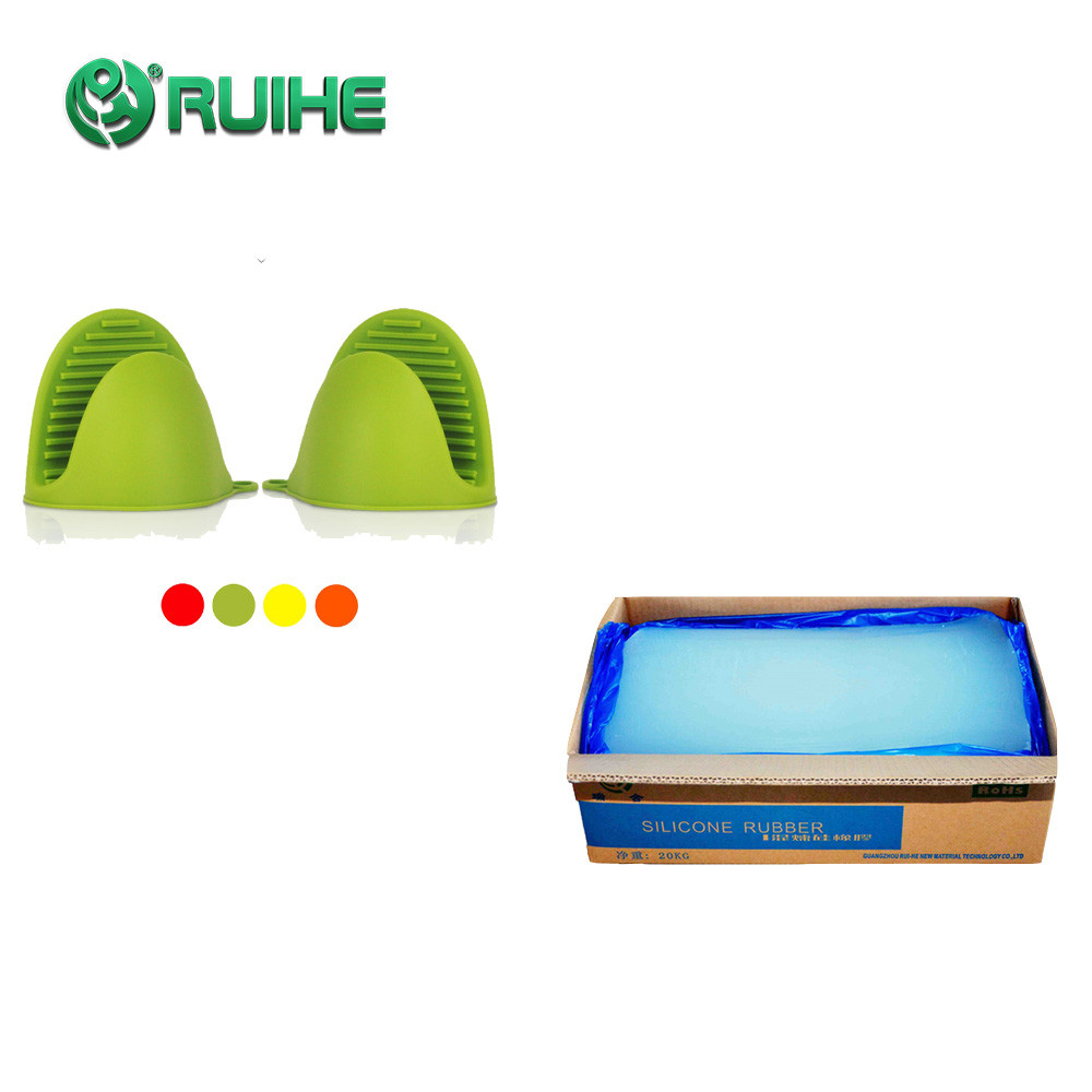 Food Grade Solid Silicone Rubber High Temperature Resistance Oven Gloves